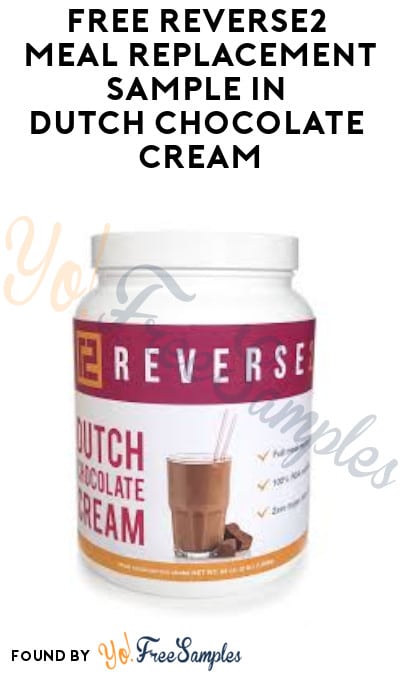 FREE Reverse2 Meal Replacement Sample in Dutch Chocolate Cream