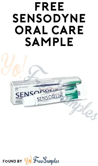 FREE Sensodyne Oral Care Sample
