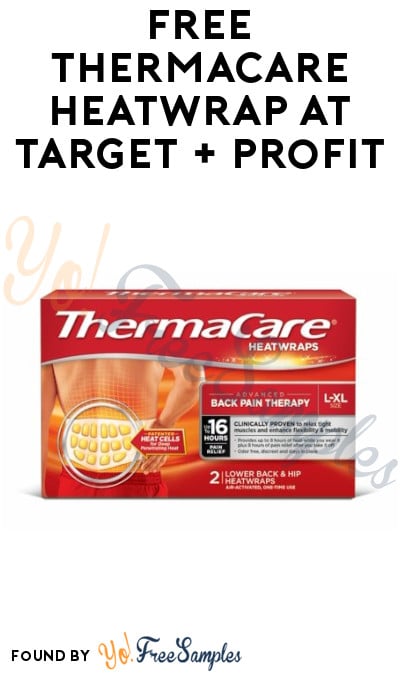 FREE ThermaCare HeatWrap at Target + Profit (Coupon & SavingStar Required)