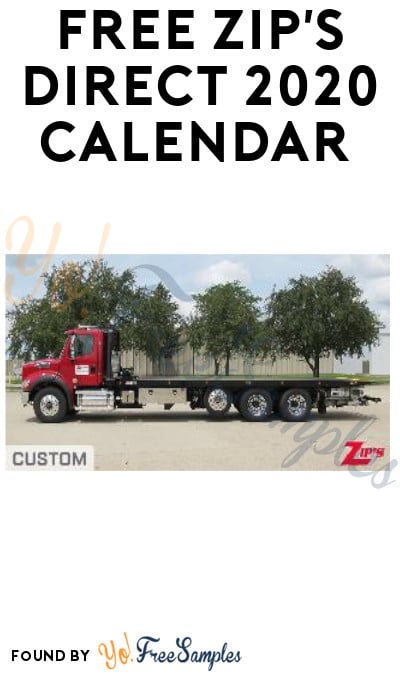 FREE Zip’s Direct 2020 Calendar