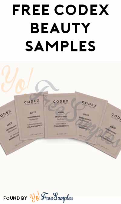 FREE Codex Beauty Samples