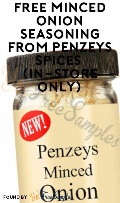 FREE Minced Onion Seasoning From Penzeys Spices (In-Store Only)