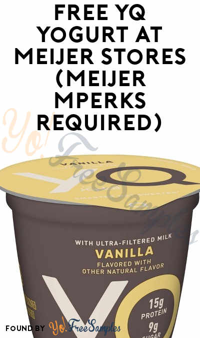 FREE YQ Yogurt At Meijer Stores (Meijer mPerks Required)