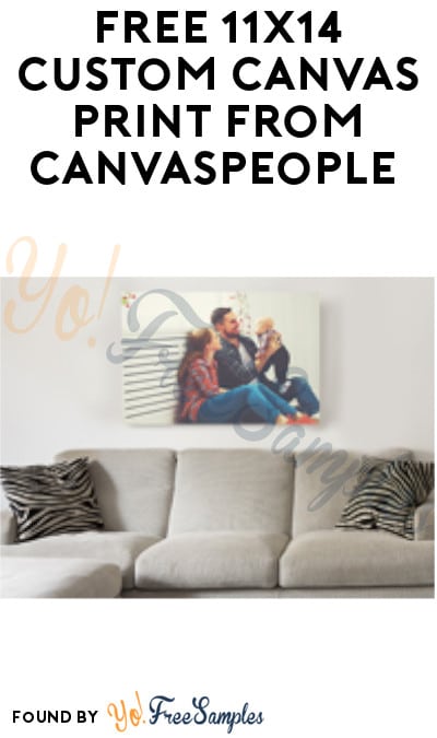 Nearly FREE 11×14 Custom Canvas Print from CanvasPeople (Must Pay Shipping)