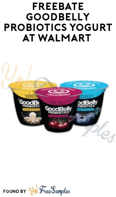 FREEBATE GoodBelly Probiotics Yogurt at Walmart (Ibotta Required)