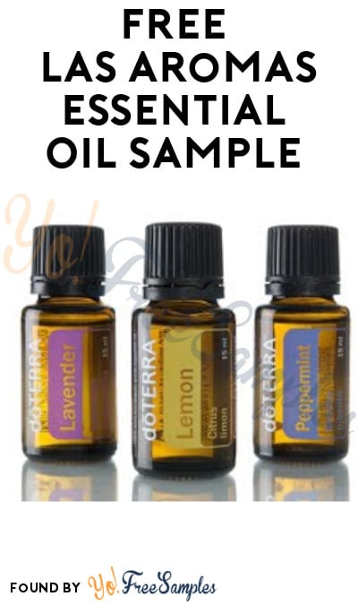 FREE Las Aromas Essential Oil Sample