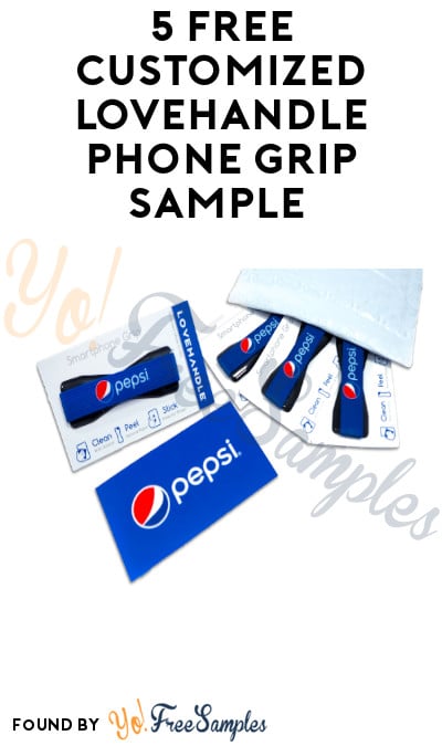 5 FREE Customized LoveHandle Phone Grip Sample (Company Name & Logo Required)