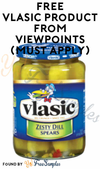 FREE Vlasic Product From Viewpoints (Must Apply)