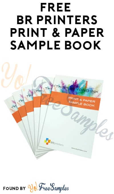 FREE BR Printers Print & Paper Sample Book (Company Name Required)