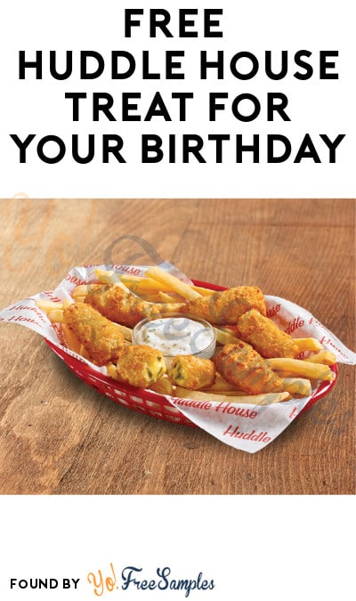 FREE Huddle House Treat for Your Birthday (Signup Required)