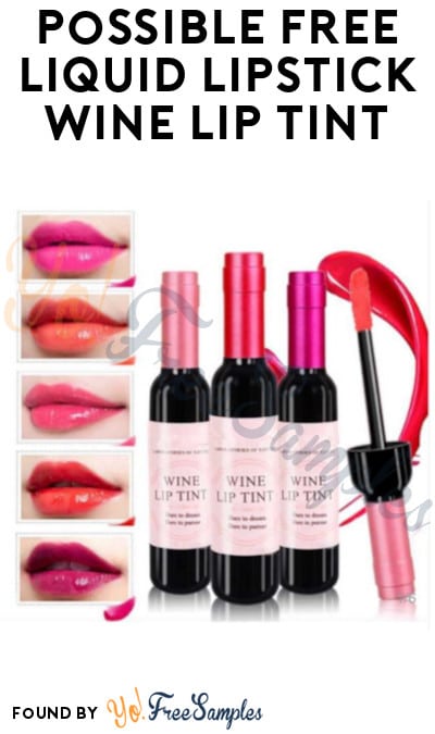 Possible FREE Liquid Lipstick Wine Lip Tint