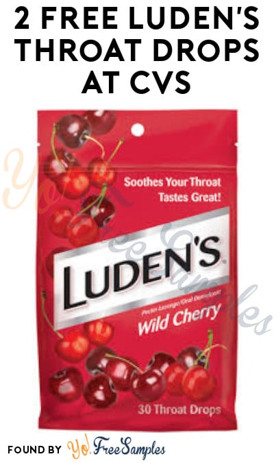 2 FREE Luden’s Throat Drops at CVS (ExtraCare & Coupon Required)