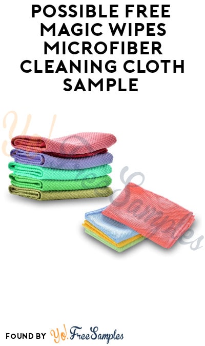 Possible FREE Magic Wipes Microfiber Cleaning Cloth Sample