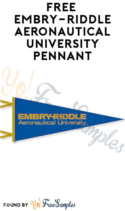 FREE Embry-Riddle Aeronautical University Pennant