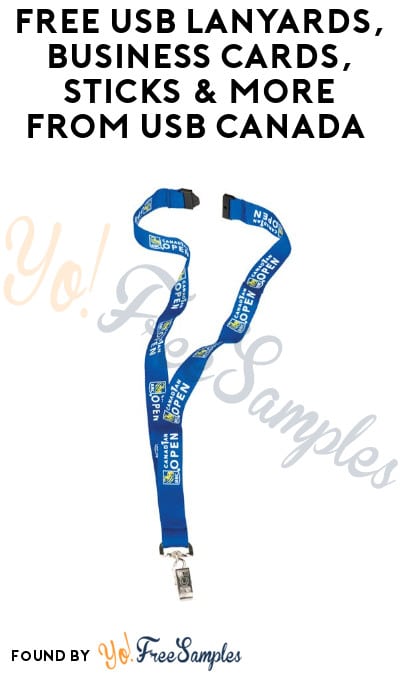 FREE USB Lanyards, Business Cards, Sticks & More from USB Canada (Company Name Required)