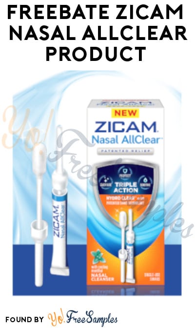 FREEBATE Zicam Nasal AllClear Product (Mail-In Request)