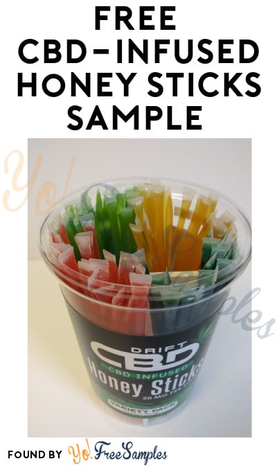 FREE CBD-Infused Honey Sticks Sample (Company Name Required)