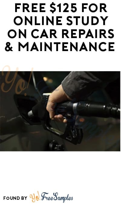 FREE $125 for Online Study on Car Repairs & Maintenance (Must Apply)