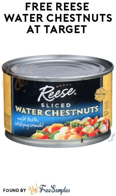 FREE Reese Water Chestnuts at Target (Target Circle + Ibotta Required)