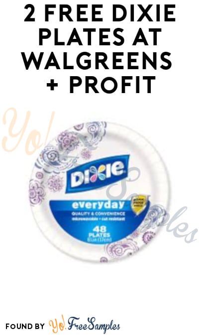 2 FREE Dixie Plates at Walgreens + Profit (Ibotta & Coupon Required)