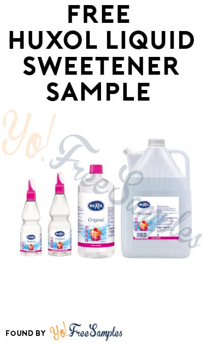 FREE HUXOL Liquid Sweetener Sample