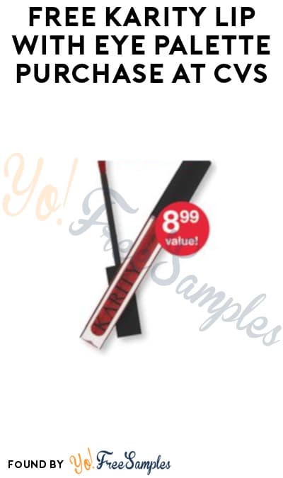 FREE Karity Lip with Eye Palette Purchase at CVS (In-Stores Only + Rewards Card Required)