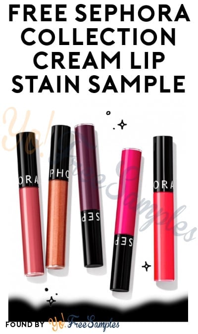 FREE Sephora Collection Cream Lip Stain Sample (Instagram Required)