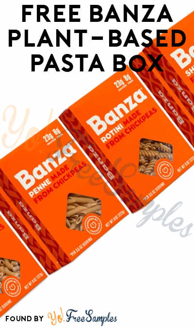 FREE Banza Chickpea Pasta