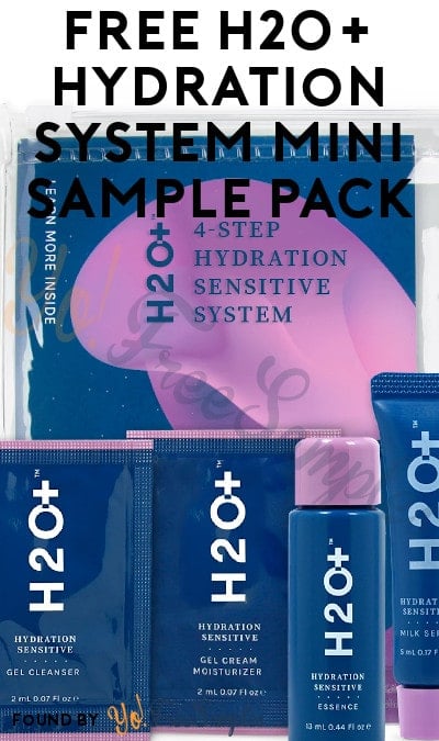 FREE H2O+ Hydration System Mini Sample Pack
