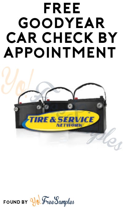 FREE Goodyear Car Check by Appointment
