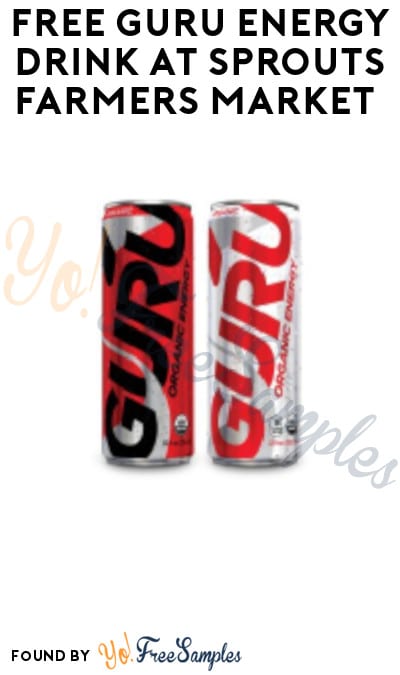 FREE Guru Energy Drink at Sprouts Farmers Market (App Required)