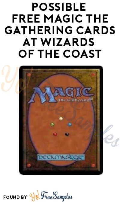 Possible FREE Magic the Gathering Cards at Wizards of The Coast (In-Stores Only)