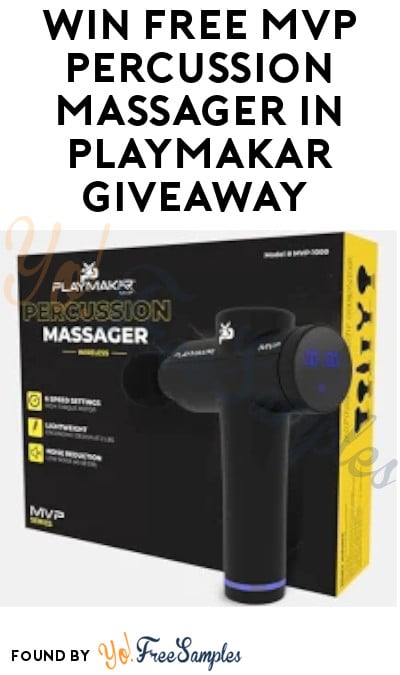 Win FREE MVP Percussion Massager in PlayMakar Giveaway