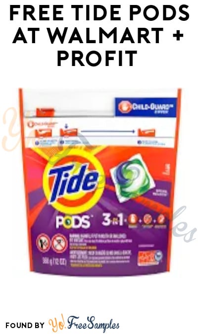 FREE Tide Pods at Walmart + Profit (Coupon & Ibotta Required)