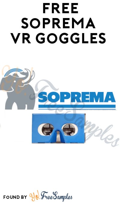 FREE Soprema VR Goggles (Company Name Required)