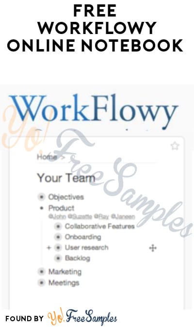 FREE WorkFlowy Online Notebook (Email Confirmation Required)