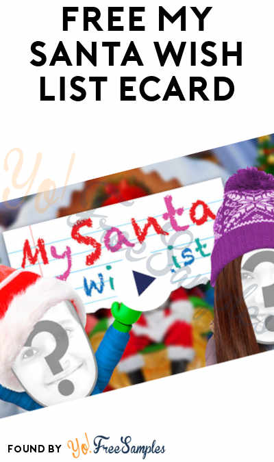 FREE My Santa Wish List eCard