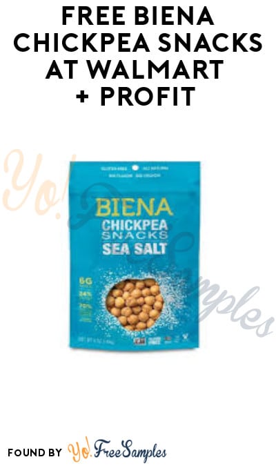 FREE Biena Chickpea Snacks at Walmart + Profit (Ibotta Required)