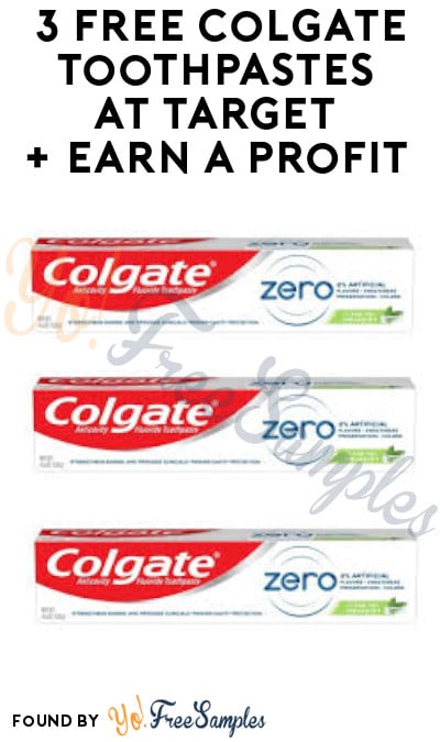3 FREE Colgate Toothpastes at Target + Earn A Profit (Coupon & Ibotta Required)
