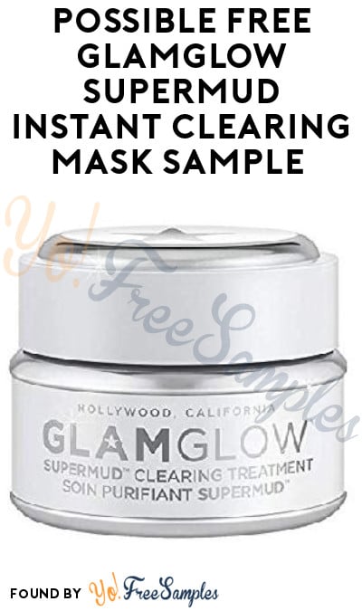 Possible FREE Glamglow Supermud Instant Clearing Mask Sample (Facebook Required)