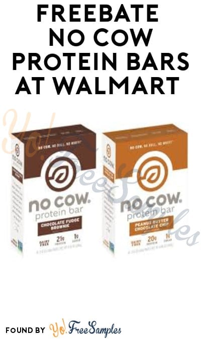 FREEBATE No Cow Protein Bars at Walmart (Ibotta Required)