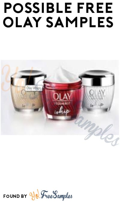Possible FREE Olay Samples (Facebook Required)