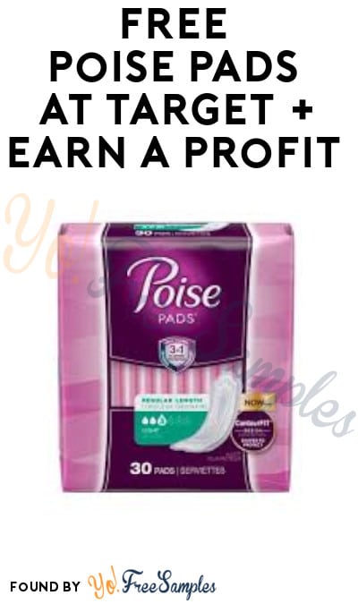 FREE Poise Pads at Target + Earn A Profit (Fetch Rewards & Coupon Required)