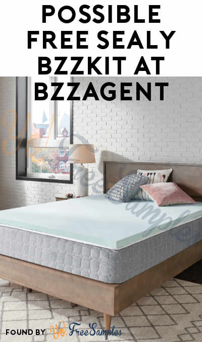 Possible FREE Sealy Product Bzzkit At BzzAgent