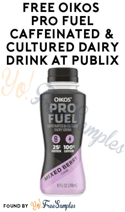 FREE Oikos Pro Fuel Caffeinated & Cultured Dairy Drink at Publix (Account Required)