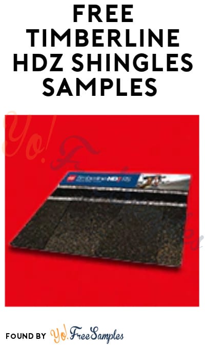 FREE Timberline HDZ Shingles Samples from GAF (Company Name Required)