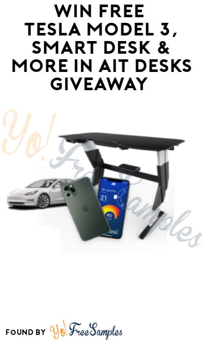 Win FREE Tesla Model 3, Smart Desk & More in AIT Desks Giveaway