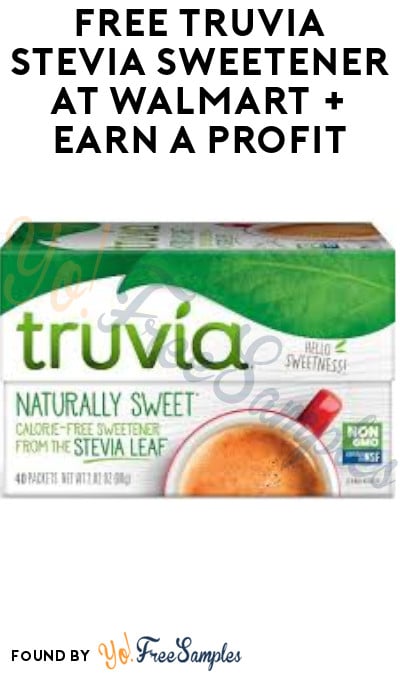 FREE Truvia Stevia Sweetener at Walmart + Earn A Profit (Coupon & Ibotta Required)