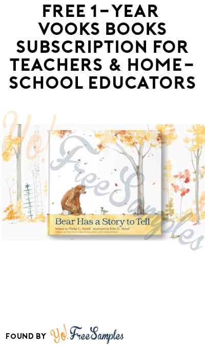 FREE 1-Year Vooks Books Subscription for Teachers & Home-School Educators