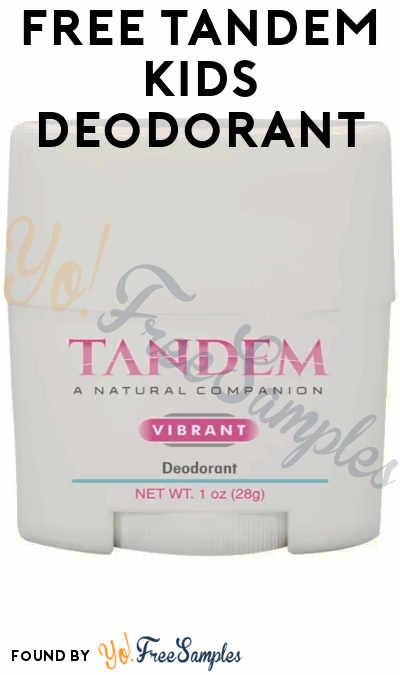 FREE Tandem Kids Deodorant